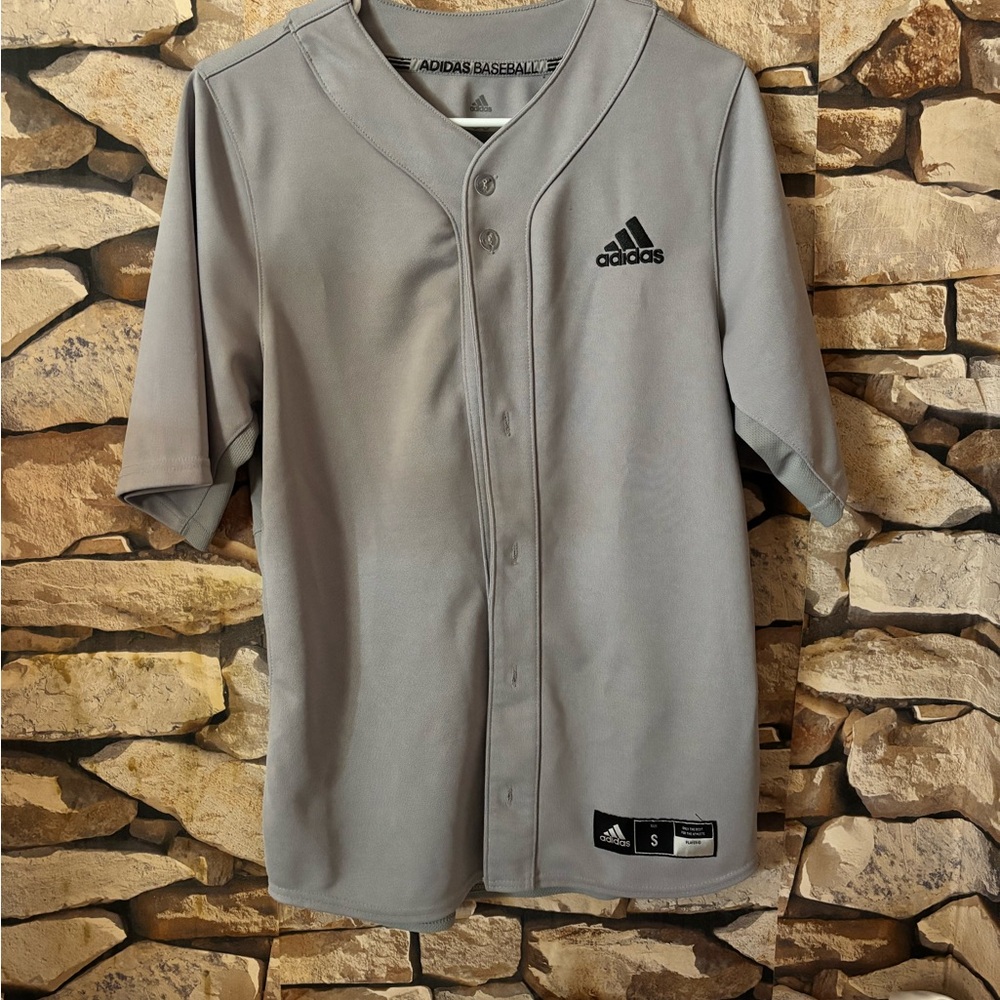 Adidas Gray Baseball Jersey